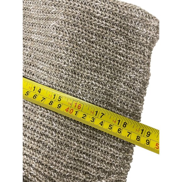 Massimo Dutti Womens Sweater Vest Small S Taupe Chunky Knit V-Neck 5776/669 NWT - Picture 14 of 15